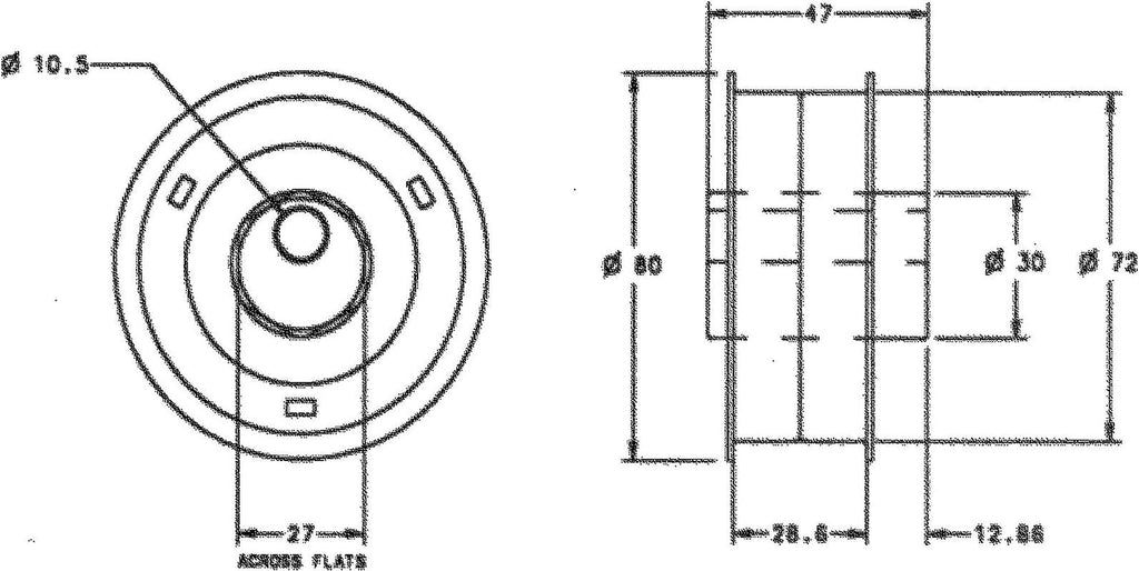 Gold T41000 Manual Timing Belt Tensioner