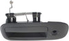 for Chevy Express 2500 Exterior Door Handle Rear Driver Side - Side Sliding Door Textured Black 1996-2002 | with Key Hole| Trim: Base/Ls