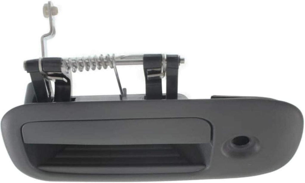 for Chevy Express 2500 Exterior Door Handle Rear Driver Side - Side Sliding Door Textured Black 1996-2002 | with Key Hole| Trim: Base/Ls