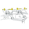 Alignment Caster / Camber Kit for Ranger, B2300, B4000, B3000+More (K8674)