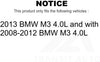 Mpulse Front Right Disc Brake Pads Wear Sensor SEN-2BWS0212 for 2008-2013 BMW M3 4.0L