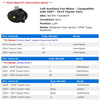 Left Auxiliary Fan Motor - Compatible with 2007 - 2014 Toyota Yaris 2008 2009 2010 2011 2012 2013