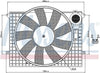 Nissens Engine Cooling Fan Assembly for Mercedes-Benz 85401