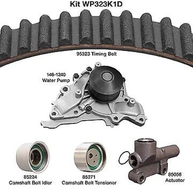 Dayco Engine Timing Belt Kit with Water Pump for 03-06 Kia Sorento WP323K1D