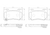 Brembo Front Disc Brake Pad Set for 09-10 FX50 (P56084N)