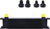 10 Row Oil Cooler Bundle with 330Mm Oil Cooler Mounting Bracket Kit