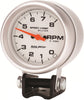 3707 Sport-Comp Silver Mini Tachometer,2.625 In.