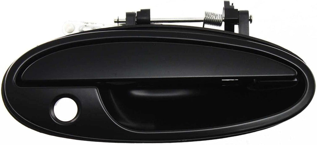 Front Exterior Door Handle Set of 2 Compatible with 1995-1999 Buick Riviera, Fits 1997-1999 Oldsmobile Aurora Smooth Black Driver and Passenger Side