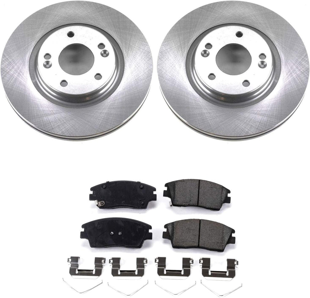KOE7355 Autospecialty Front Replacement Brake Kit-Oe Brake Rotors & Ceramic Brake Pads