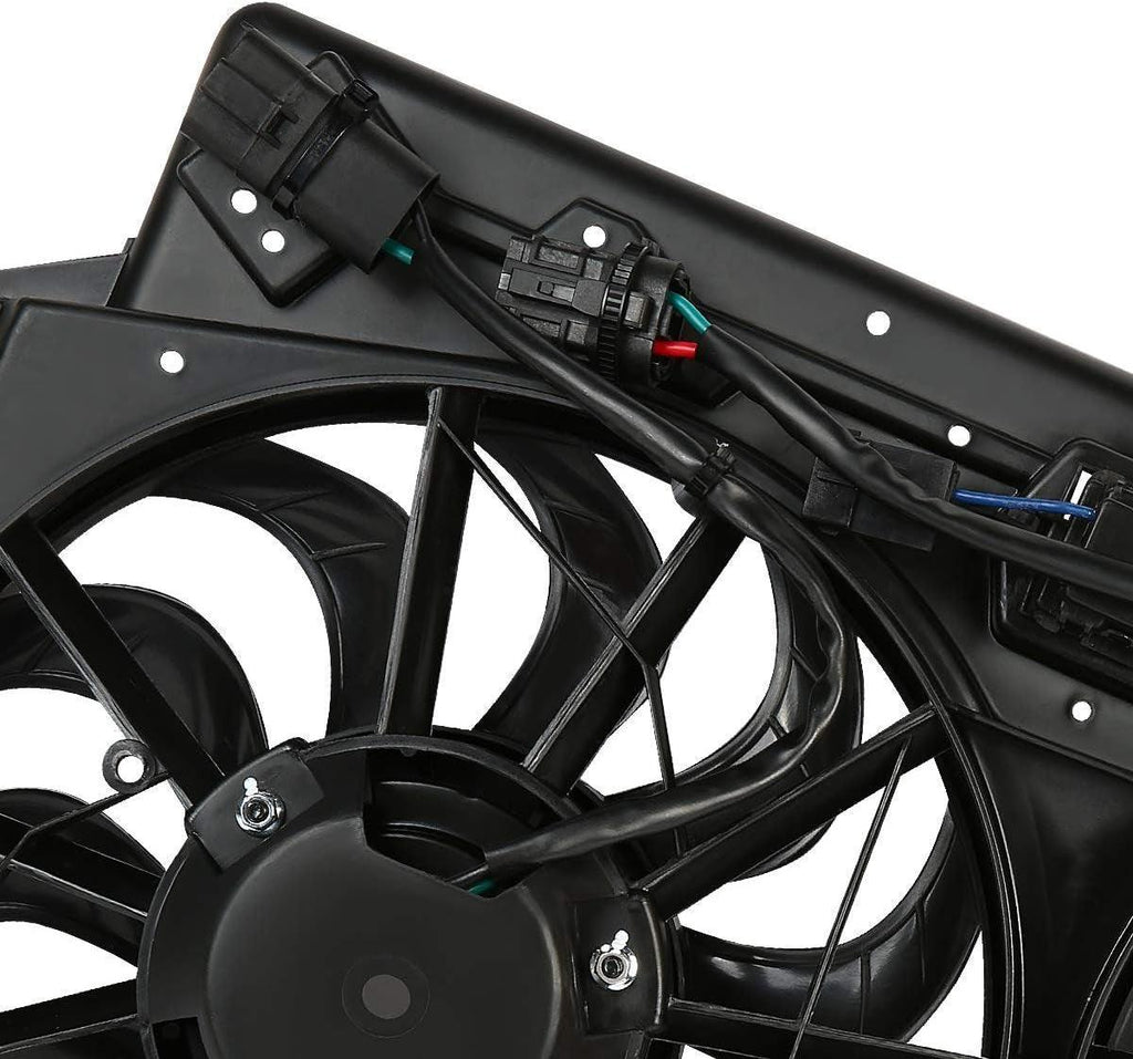 OEM-RF-0089 Factory Style Radiator Cooling Fan Assembly Cooling Efficiency Improved Direct Replacement [Compatible with 03-04 Ford Focus]