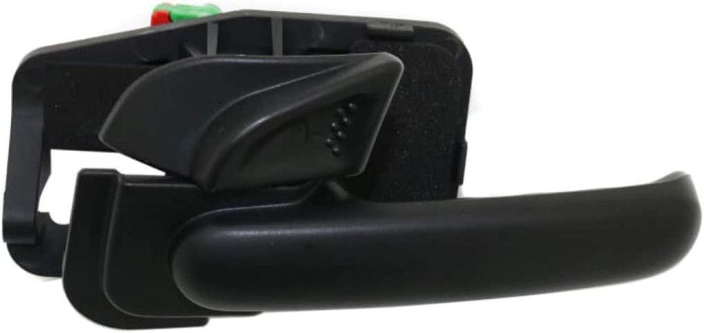 for Ford Explorer Interior Door Handle Rear, Driver Side Textured Black (2002-2005) | with Door Lock Button| Trim:All Submodels