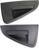 Rear Exterior Door Handle Compatible with 2013-2015 Chevrolet Spark, Set of 2, Driver and Passenger Side, Textured Black