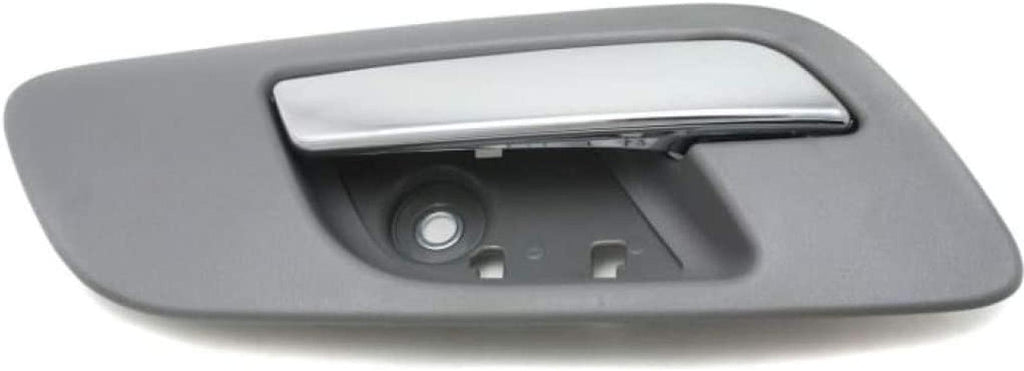for Chevy Avalanche Interior Door Handle Front Driver Side Gray Bezel with Chrome Lever 2007-2013 | Trim:All Submodels