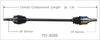 TO-8205 CV Axle Shaft