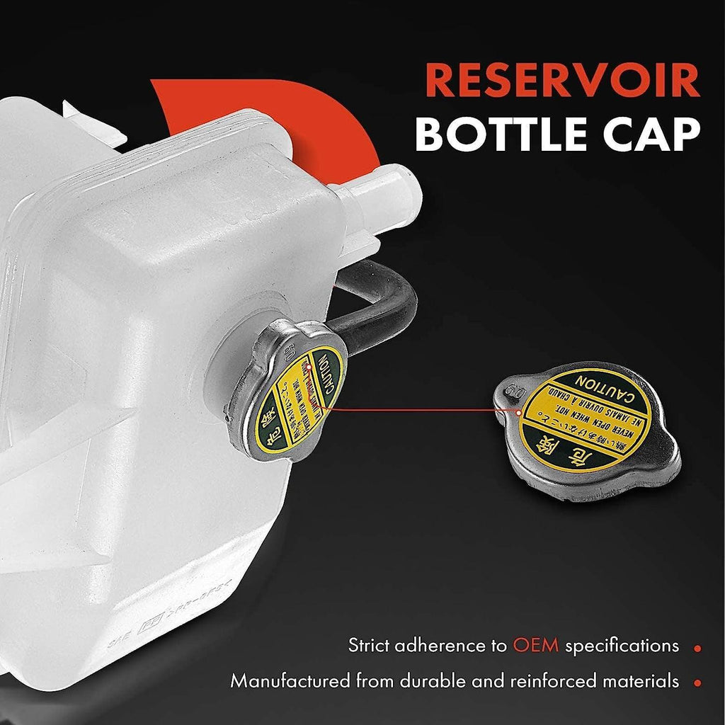 A-Premium Engine Coolant Overflow Recovery Reservoir Tank [With Cap & Tubing] Compatible with Mazda MPV 2000-2001 [For 6Cyl 2.5L] 2002 2002 2003 2004 2005 [For 6Cyl 3.0L], Replace # 364338507