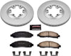 CRK2066 Coated Brake Rotor & Ceramic Brake Pads- Front