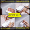 Rvhouse Double Sided Tape 2 Pack 1.18" Medium Roll Clear Mounting Tape Nano Removable Tough Sticky Adhesive for Carpet Picture Poster Office Home RV Decoration