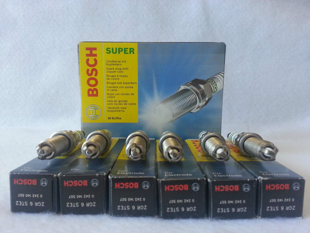 6-PCS BOSCH SPARK PLUG BMW E90 E92 E60 - ZGR6STE2