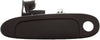 Aftermarket Front Exterior Door Handle Compatible with 2000-2005 Toyota Echo Smooth Black, with Keyhole, Set of 2, Driver and Passenger Side