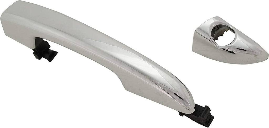 Front, Driver Side Exterior Door Handle Compatible with 2015-2019 Hyundai Sonata