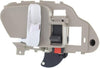 for Chevy K3500 Interior Door Handle Front or Rear Driver Side Beige Bezel with Chrome Lever 1995-2000 | with Door Lock Button| Trim: Base/Silverado/Cheyenne