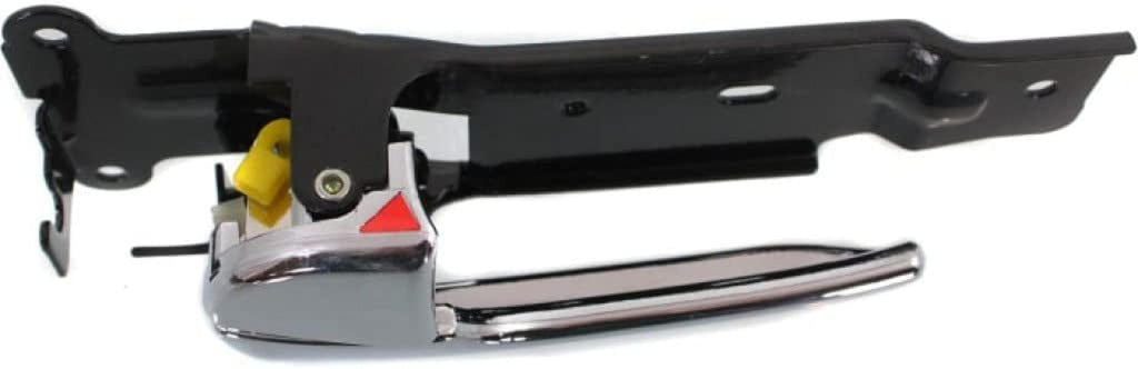 for Kia Sedona Interior Door Handle Front, Driver Side Chrome (2002-2005) | with Door Lock Button| Trim: EX