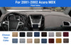 Dashboard Dash Mat Cover for 2001-2002 Acura MDX (Plush Velour)