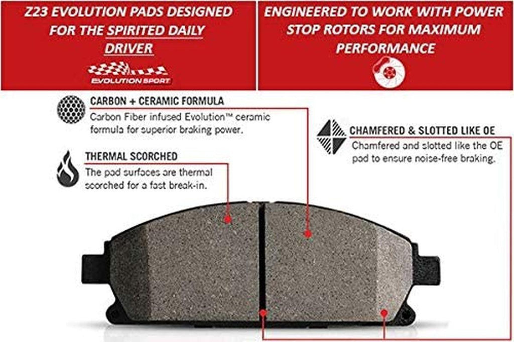 (Z23-1451) Z23 Evolution Sport Brake Pads, Rear