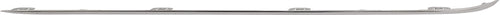 Rear, Driver Side Bumper Trim Compatible with 2017-2022 Honda Ridgeline Chrome Silver, Garnish Partslink - HO1146106