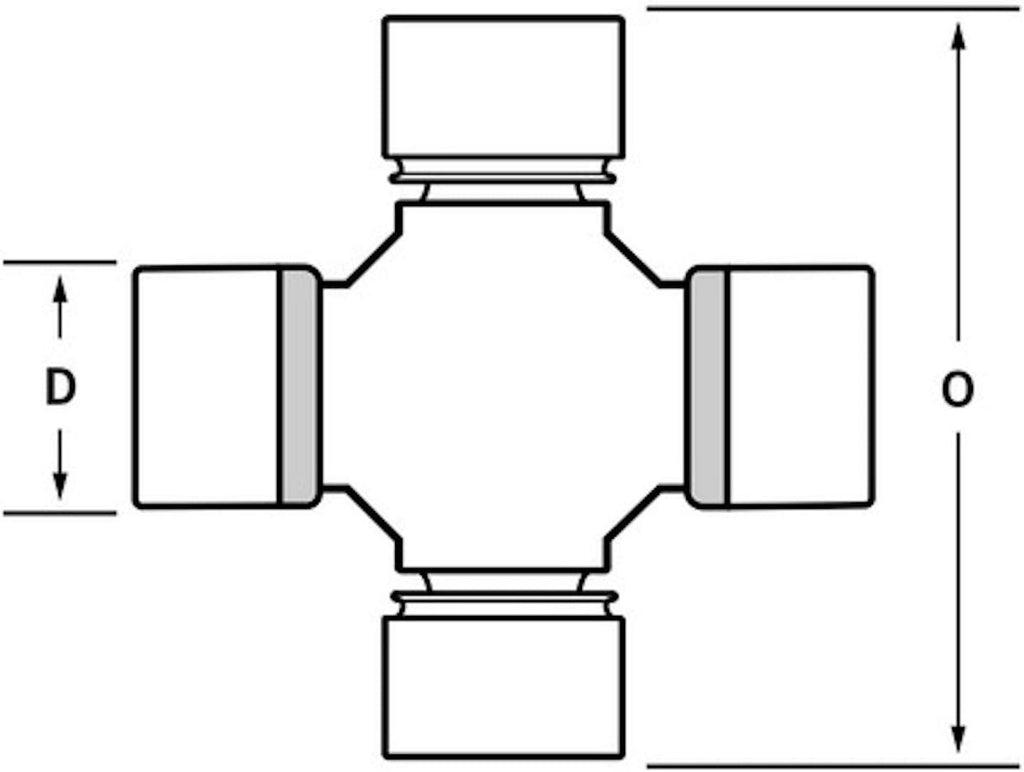 SKF U-Joint UJ345 for Mercury Ford Lincoln