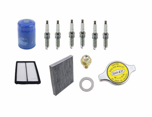 OEM Tune-Up-Kit- NGK Spark Plug Filter Kit 2008-2012 for Honda Accord 3.5L V6