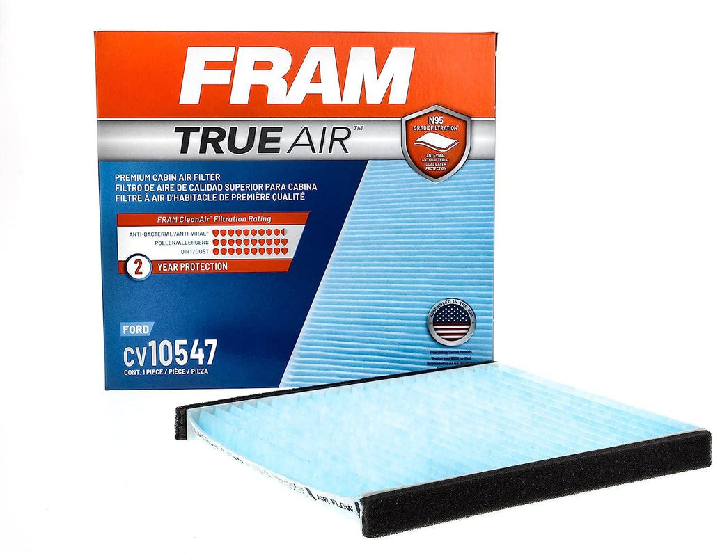 Automotive Replacement Trueair Cabin Air Filter for Car Passenger Compartment with Dual-Layered Filter (CV10547), 2 Pack