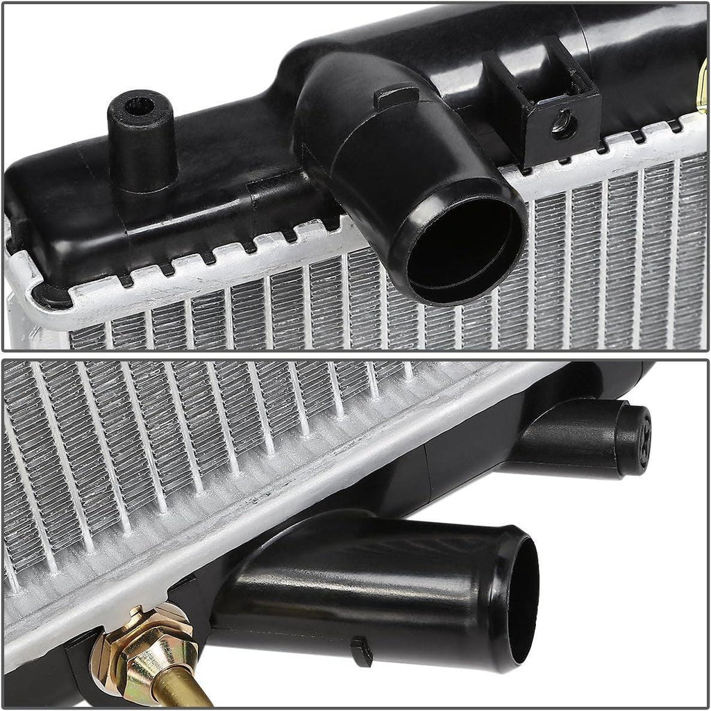 OEM-RA-2441 OE Style Direct Fit Aluminum Cooling Radiator Compatible with 00-04 Spectra, 27-1/4" W X 13-9/16" H X 1" D, 1-5/16" Inlet, 1-5/16" Outlet