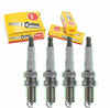 4 Pc NGK Standard Spark Plugs Compatible with Honda Civic 1.5L 1.6L L4 1988-1991