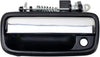 Metal outside Exterior Door Handle Chrome & Black LH Driver Side for 95-04 Toyota Tacoma Pickup Truck