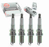 4 Pc NGK V-Power Spark Plugs Compatible with Chevrolet Tracker 1.6L 2.0L L4 1990-2002