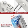 5-Speed​ Electric Hand Mixer with Snap-On Storage Case, Egg Beater, Cake Whisk, 250-Watt-White