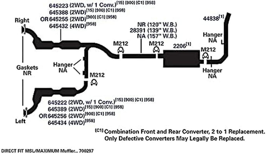 645432 Catalytic Converter