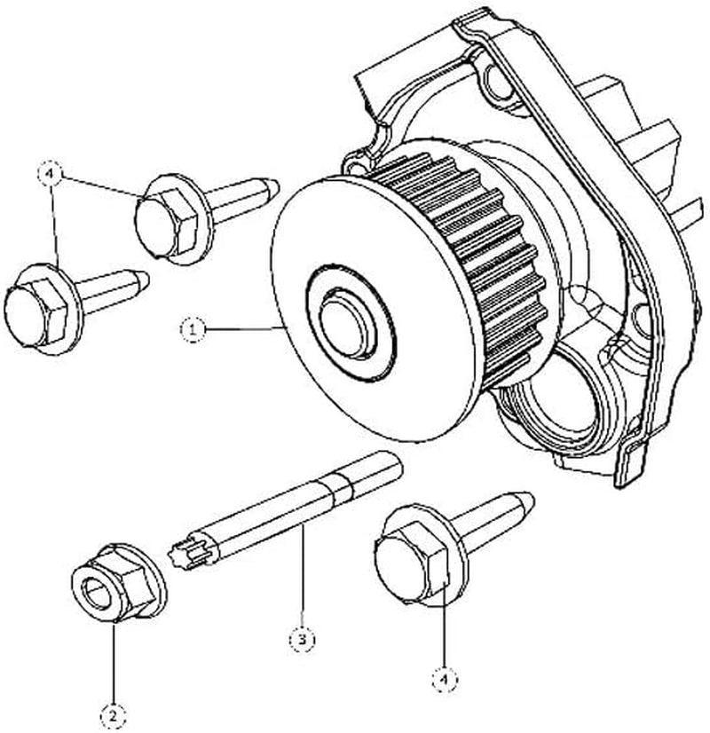 0489 2713AC, Engine Water Pump