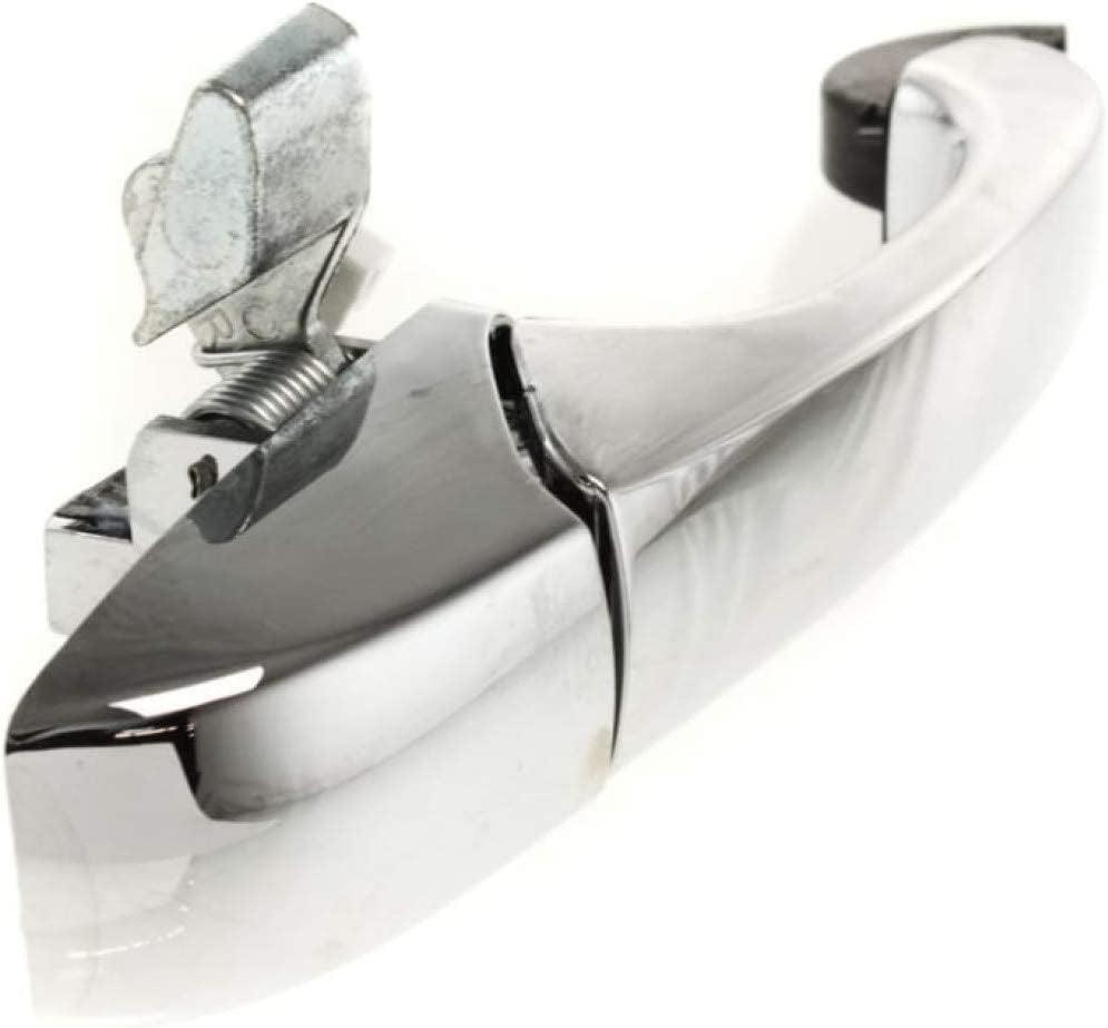 Compatible with Chrysler 300 Exterior Door Handle 2005-2010 Passenger Side Front or Rear | Chrome | Trim:All Submodels | CH1521124 | 5065800AH