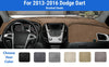 Dashboard Dash Mat Cover for 2013-2016 Dodge Dart (Brushed Suede)