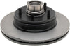 Gold 18A417 Black Hat Front Disc Brake Rotor and Hub Assembly