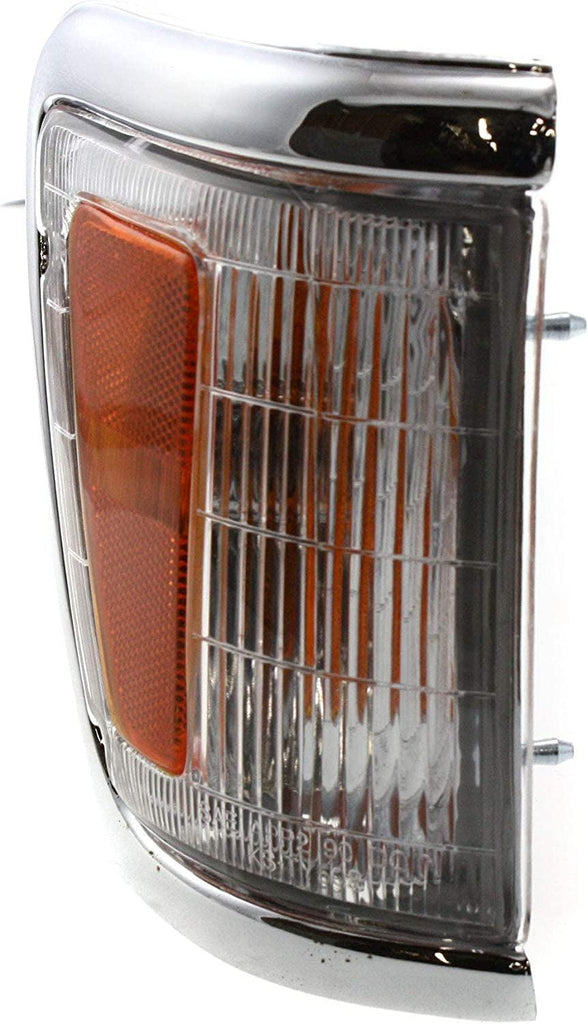 Corner Light for TOYOTA PICKUP 1992-1995 RH Assembly with Chrome Trim 4WD