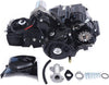 4 Stroke Engine Motor for 125CC All Sizes Atvs Go Karts Semi-Auto Engine with Reverse Single Cylinder Air-Cooled Kick Starter Complete Engine Motor Kit