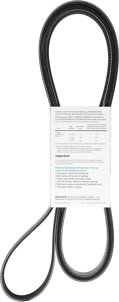 Dayco 5061025DR Serpentine Belt