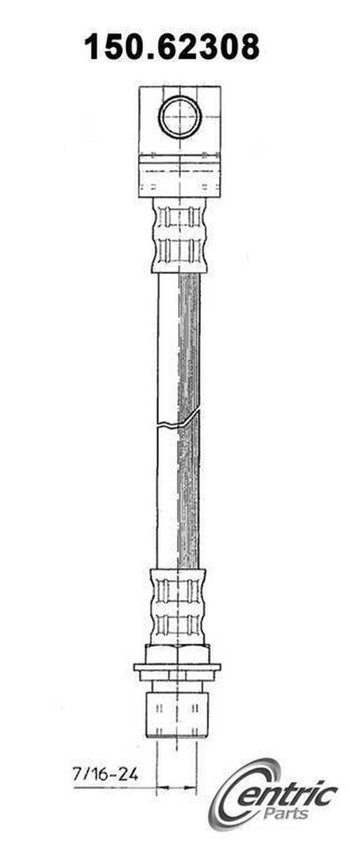 Brake Hydraulic Hose for Caprice, Custom Cruiser, Electra+More 150.62308