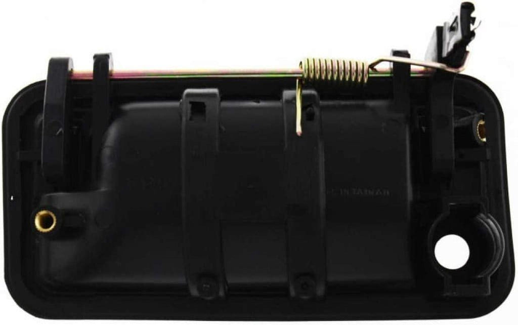 For Chevy C1500 Exterior Door Handle Front Passenger Side Smooth Black 1988-1998 | with Key Hole| Trim:All Submodels