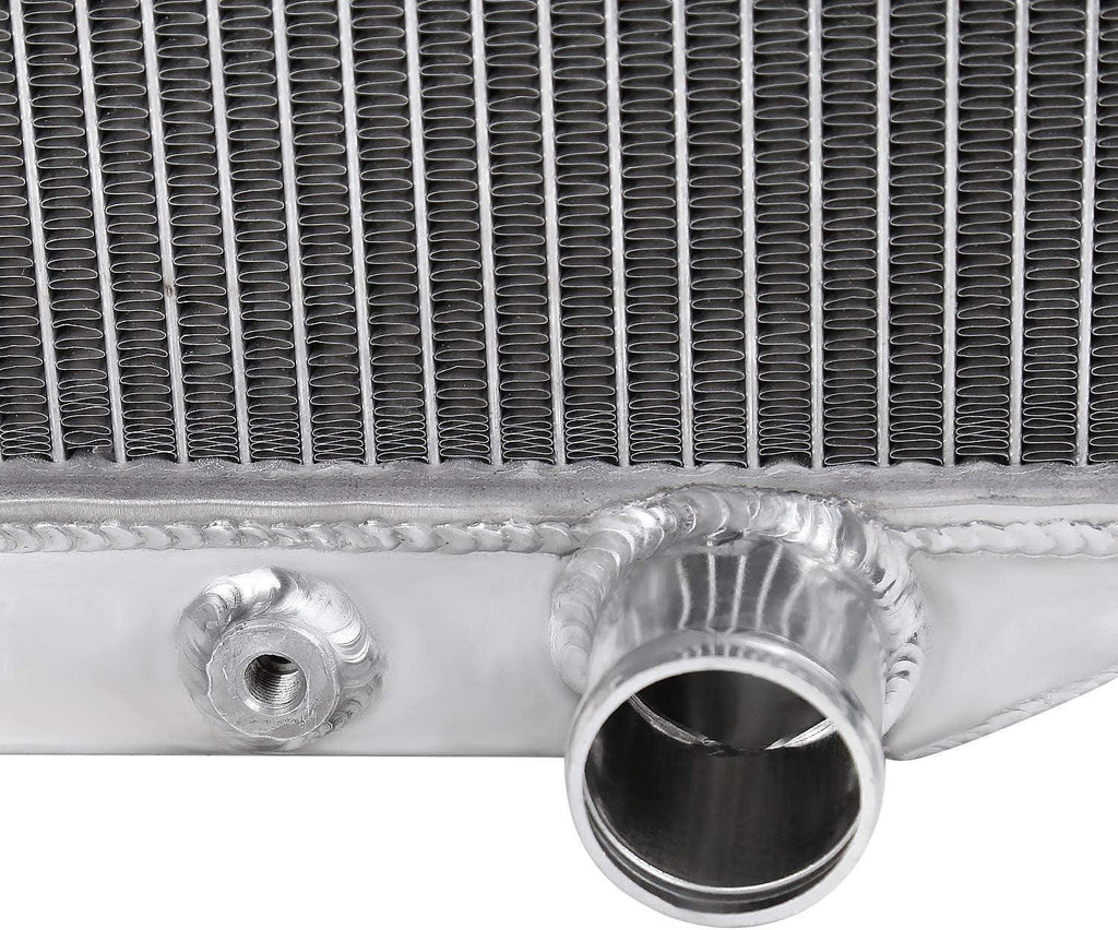 3 Core Mt Aluminum Cooling Radiator Compatible with Ford Mustang Shelby V8 1964-1966
