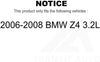 Mpulse Rear Disc Brake Pads Wear Sensor SEN-2BWS0191 for 2006-2008 BMW Z4 3.2L