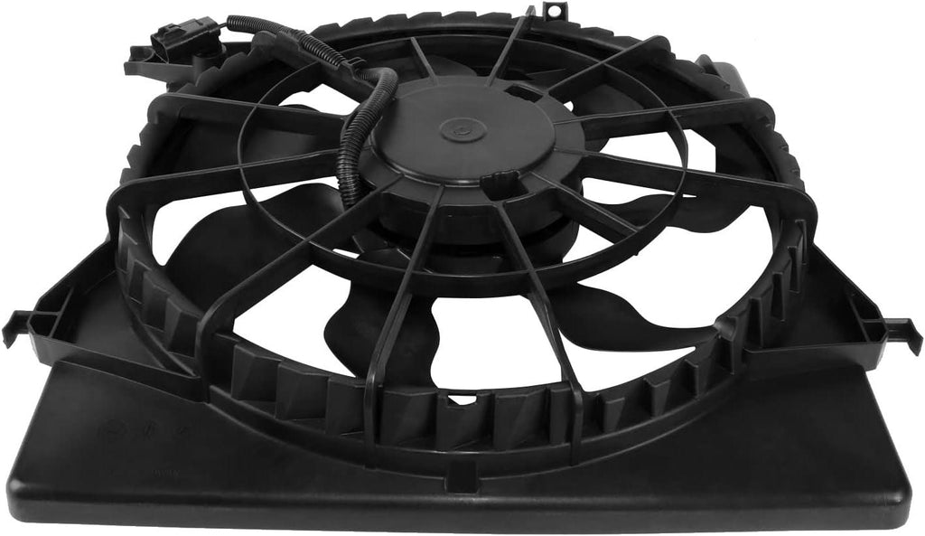 Factory Style Radiator Fan Assembly Compatible with 2013-2018 Santa Fe Sport 2.0L,OEM-RF-1131